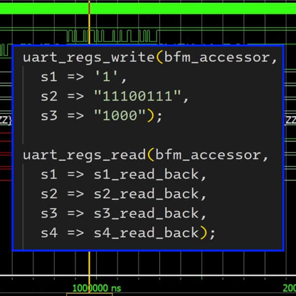 Course: Transaction-level BFM design in VHDL using Python and AI